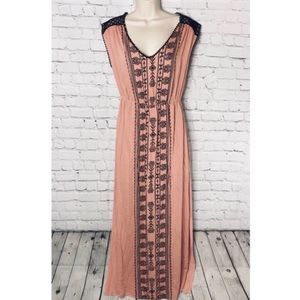 Never worn before Cover + Scout peachy Maxi Dress!